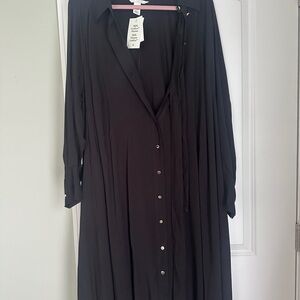 H&M Classic Black Long Sleeve Dress